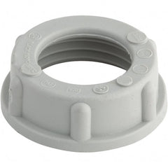 Conduit Bushing: For Rigid & Intermediate (IMC), Plastic, 1/2″ Trade Size Insulated, Threaded Connection