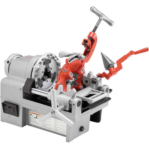 Ridgid - Pipe Threading Machines Maximum Pipe Size Capacity (mm): 37.00 Maximum Pipe Size Capacity (Inch): 1-1/2 - Caliber Tooling