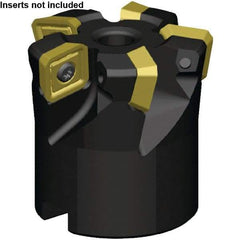 Kennametal - 5 Inserts, 28.82mm Cutter Diam, 0.065" Max Depth of Cut, Indexable High-Feed Face Mill - 3/4" Arbor Hole Diam, 1-3/4" High, KSSM Toolholder, SE.X443AE.N7... Inserts, Series KSSM - Caliber Tooling