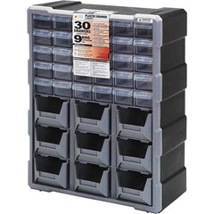 Quantum Storage - 39 Drawer, Small Parts Drawer Cabinet System - 23-3/4" Deep x 6-1/4" Wide x 15" High - Caliber Tooling