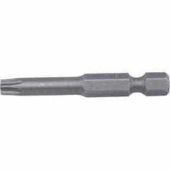 Wiha - T20 Power Bit - 1/4" Drive, 2" OAL - Caliber Tooling