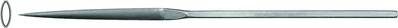 5-1/2" Escapement File, Crossing, Cut 6 - Caliber Tooling