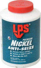 LPS - 1 Lb Can Extreme Temperature Anti-Seize Lubricant - Nickel, -65 to 2,600°F, Silver Gray, Water Resistant - Caliber Tooling