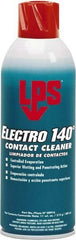 LPS - 11 Ounce Bottle Contact Cleaner - 144°F Flash Point, 15.14 kV Dielectric Strength, Flammable, Plastic Safe - Caliber Tooling