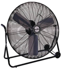 Air King - 30" Blade, 1/4 hp, 3,450, 6,000 & 7,650 CFM, Low Floor Stand Industrial Circulation Fan - Caliber Tooling