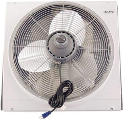 Air King - 20" Blade, 3,560 Max CFM, Window Fan - 1.8/3.2 Amps, 110 Volts, 3 Speed - Caliber Tooling