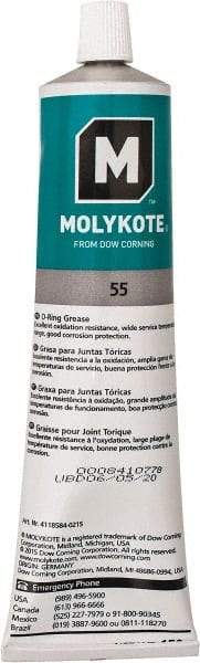 Dow Corning - 5.3 oz Tube Silicone General Purpose Grease - White, 347°F Max Temp, NLGIG 2, - Caliber Tooling