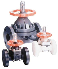 Simtech - 6" Pipe, 150 Max psi, Diaphragm Valve - Flanged End Connection, PVC, EPDM Seal - Caliber Tooling