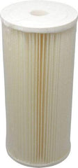 Pentair - 4-1/2" OD, 5µ, Cellulose Polyester Pleated Cartridge Filter - 9-3/4" Long, Reduces Sediments - Caliber Tooling