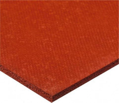 Value Collection - 12" Long, 12" Wide, Silicone Foam Rubber Foam Sheet - 50 to 70 Durometer, Red, -100 to 500°F, 90 psi Tensile Strength, Adhesive Backing - Caliber Tooling