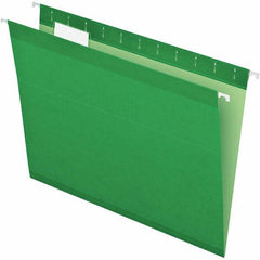 Pendaflex - 8-1/2 x 11", Letter Size, Bright Green, Hanging File Folder - 11 Point Stock, 1/5 Tab Cut Location - Caliber Tooling