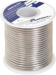 Made in USA - 1/16 Inch Diameter, 97SN/3CU, Lead Free Solder - 1/2 Lb., 16 Gauge - Exact Industrial Supply