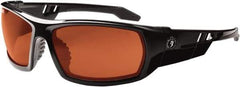 Ergodyne - Copper Lenses, Framed Polarized Glasses - Uncoated Lenses, Size Universal, Wrap Around - Caliber Tooling