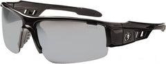 Ergodyne - Silver Lenses, Framed Safety Glasses - Uncoated Lenses, Size Universal, Wrap Around - Caliber Tooling