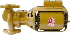 Bell & Gossett - .25 hp, 1 Phase, Bronze Housing, Cast Bronze Impeller, Inline Circulator Pump - 115/230V Volt, 60 Hz Hz, 125 Max psi, 120V Motor - Caliber Tooling