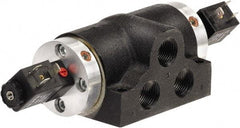 ARO/Ingersoll-Rand - 1" Inlet x 1" Outlet, Solenoid Actuator, Solenoid Return, 2 Position, Body Ported Solenoid Air Valve - 280 CFM, 120 VAC Input, 7.8 CV, 4 Way, 150 psi, 180° Max Temp, -10° Min Temp - Caliber Tooling