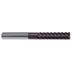 5/8" Dia. - 5" OAL - 45° Helix Firex Carbide End Mill - 6 FL - Caliber Tooling