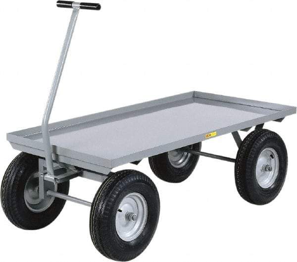 Little Giant - 3,000 Lb Capacity Steel Wagon Truck - Steel Deck, 24" OAW, 0" Platform Length - Caliber Tooling