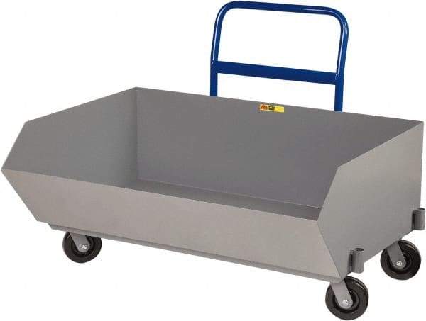 Little Giant - 2,000 Lb Load Capacity, 9.7 Cu Ft, Steel Low Profile - 38" Wide x 54" Long x 24" High, Gray - Caliber Tooling