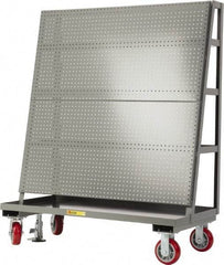 Little Giant - 36" Wide x 60" High x 24" Deep, Pegboard A-Frame with Back Shelf Storage - 2,000 Lb Capacity - Caliber Tooling