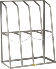 Little Giant - 4 Bay, 1,500 Lb Capacity, Gray Vertical Bar Storage Rack - 48" Wide x 60" High x 24" Deep - Caliber Tooling