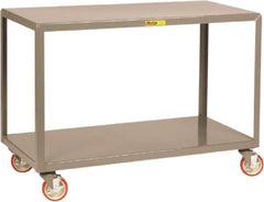 Little Giant - Mobile Table - Steel, Gray, 36" Long x 24" Deep x 34" High - Caliber Tooling