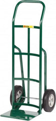 Little Giant - 800 Lb Capacity 47" OAH Hand Truck - 12 x 14" Base Plate, Continuous Handle, Steel, Solid Rubber Wheels - Caliber Tooling