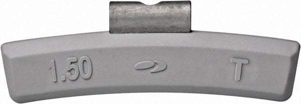 Value Collection - 2.5 oz TPS Wheel Weight - Gray, Plastic/Steel, For Use with Automotive & Light Trucks - Caliber Tooling