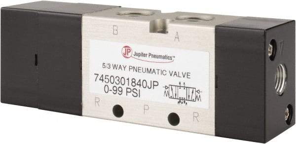 PRO-SOURCE - Specialty Air Valves Valve Type: 5-Way, 3 Position Actuator Type: Pneumatic Double Acting - Caliber Tooling