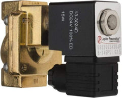 PRO-SOURCE - 3/8", 2/2 Way Stacking Solenoid Valve - 24 VDC, 4.5 CV Rate, 4.19" High x 2.83" Long - Caliber Tooling