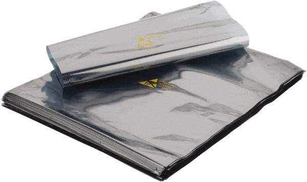 Value Collection - 18" Long x 15" Wide, 3 mil Thick, Clear Metalized Static Shield Bag - Metal-In - Caliber Tooling