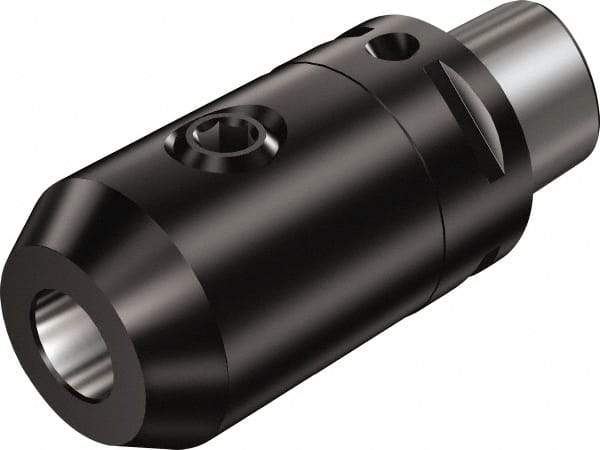 Sandvik Coromant - C4 Outside Modular Connection, 3/4" Hole Diam, Capto to Weldon Straight Shank Adapter - 59.99mm Projection, 35.8mm Nose Diam, 83.9948mm OAL, Through Coolant - Exact Industrial Supply