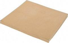 Made in USA - 12" Long, 12" Wide, Natural Gum Rubber Foam Sheet - 35 to 45 Durometer, Tan, -20 to 140°F, 3,000 psi Tensile Strength, Stock Length - Caliber Tooling