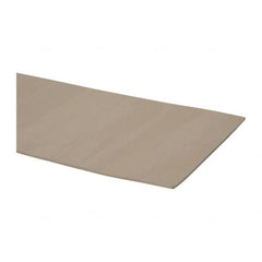 Made in USA - 24" Long, 12" Wide, Natural Gum Rubber Foam Sheet - 35 to 45 Durometer, Tan, -20 to 140°F, 3,000 psi Tensile Strength, Stock Length - Caliber Tooling