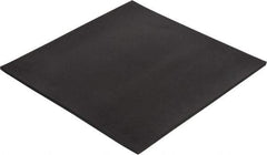 Made in USA - 12" Long, 12" Wide, Buna-N Rubber Foam Sheet - 35 to 45 Durometer, Black, -20 to 170°F, 800 psi Tensile Strength, Stock Length - Caliber Tooling