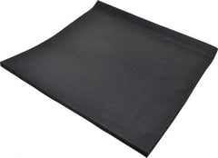 Made in USA - 12" Long, 12" Wide, Buna-N Rubber Foam Sheet - 50 to 60 Durometer, Black, -20 to 170°F, 900 psi Tensile Strength, Stock Length - Caliber Tooling