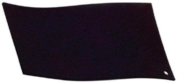 Made in USA - 12" Long, 12" Wide, 3/8" Thick, Buna-N Rubber Foam Sheet - 45 to 55 Durometer, Black, -20 to 180°F, 2,500 psi Tensile Strength, Adhesive Backing, Stock Length - Caliber Tooling