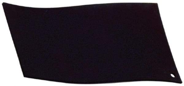 Made in USA - 24" Long, 12" Wide, 1/4" Thick, Neoprene Rubber Foam Sheet - 35 to 45 Durometer, Black, -20 to 180°F, 1,000 psi Tensile Strength, Plain Backing, Stock Length - Caliber Tooling