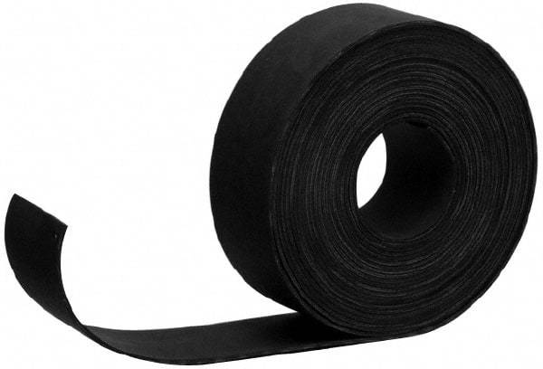 Made in USA - 1/16" Thick x 36" Wide Black Buna-N Rubber Roll - Cut to Length, Plain Back, 50 Shore A Durometer, 2,500 psi Tensile Strength, -20°F to 170°F - Caliber Tooling