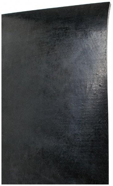 Made in USA - 48" Wide, Polyester-Reinforced Neoprene Rubber Foam Sheet - 50 to 60 Durometer, Black, -20 to 180°F, 1,000 psi Tensile Strength, Cut-to-Length - Caliber Tooling