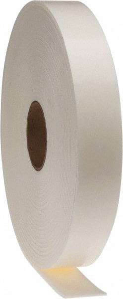 Made in USA - 50' x 2" x 3/16" White Polyethylene Foam Roll - Caliber Tooling