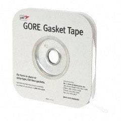 Made in USA - 0.04" Thick x 1/2" Wide, Gore-Tex Gasket Tape - 50' Long, White - Caliber Tooling