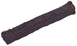 Made in USA - 1/8" x 115' Spool Length, Graphite Yarn Compression Packing - 3,500 Max psi, -450 to 6000° F, Dark Gray - Caliber Tooling