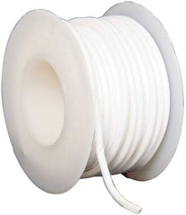 Made in USA - 3/32" x 20' Spool Length, PTFE Compression Packing - -450 to 550° F, White - Caliber Tooling