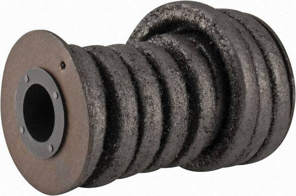 Made in USA - 3/8" x 5-1/2' Spool Length, Graphite Impregnated Aramid Compression Packing - 1,800 Max psi, -50 to 600° F, Gray - Caliber Tooling