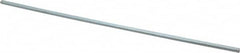 Made in USA - 12" Long, Zinc-Plated Step Key Stock for Shafts - C1018 Steel - Caliber Tooling