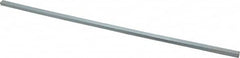 Made in USA - 12" Long, Zinc-Plated Step Key Stock for Gears - C1018 Steel - Caliber Tooling