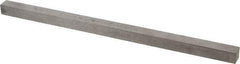 Made in USA - 12" Long x 9/16" High x 9/16" Wide, Undersized Key Stock - 18-8 Stainless Steel - Caliber Tooling