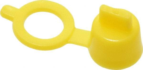 Caplugs - Grease Fitting Cap - Yellow, 100 Pieces - Caliber Tooling