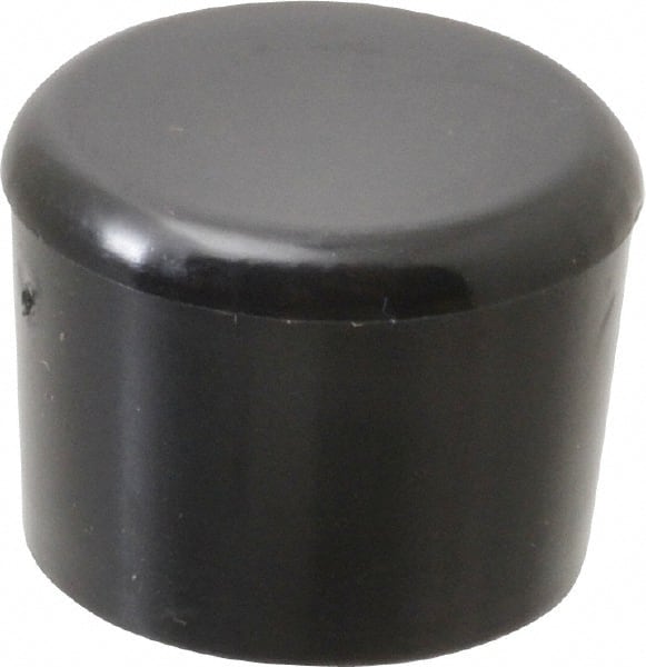 Cap: 5/8″ ID, 100 Pack Polyethylene, Black